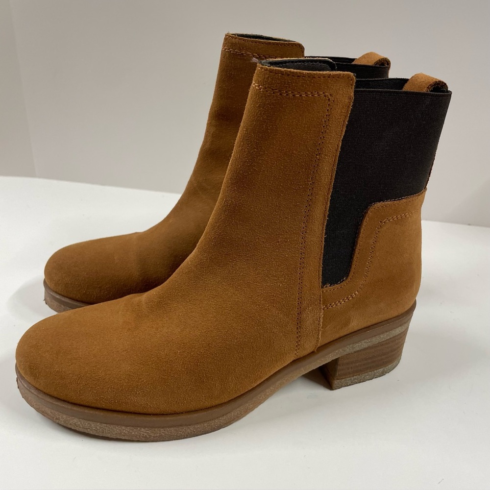 Avellini Brown Suede Chelsea Ankle Boots Spain Women’s Size EU 39